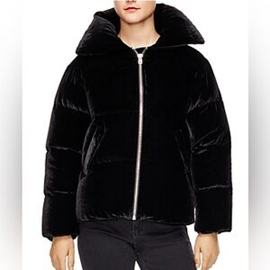 Sandro Velvet Black Jacket